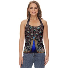 Peacock Basic Halter Top by Ket1n9