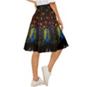 Beautiful Peacock Feather Classic Short Skirt View3