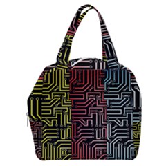 Circuit Board Seamless Patterns Set Boxy Hand Bag by Ket1n9