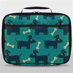 Happy Dogs Animals Pattern Full Print Lunch Bag by Ket1n9