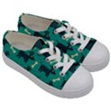 Happy Dogs Animals Pattern Kids  Low Top Canvas Sneakers View3