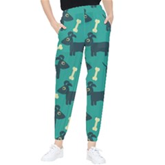 Happy Dogs Animals Pattern Women s Tapered Pants by Ket1n9