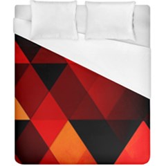 Abstract Triangle Wallpaper Duvet Cover (california King Size) by Ket1n9