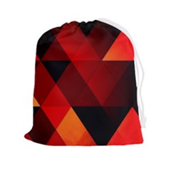 Abstract Triangle Wallpaper Drawstring Pouch (2xl) by Ket1n9