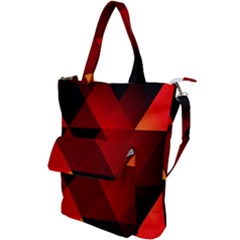 Abstract Triangle Wallpaper Shoulder Tote Bag by Ket1n9