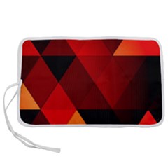 Abstract Triangle Wallpaper Pen Storage Case (s) by Ket1n9