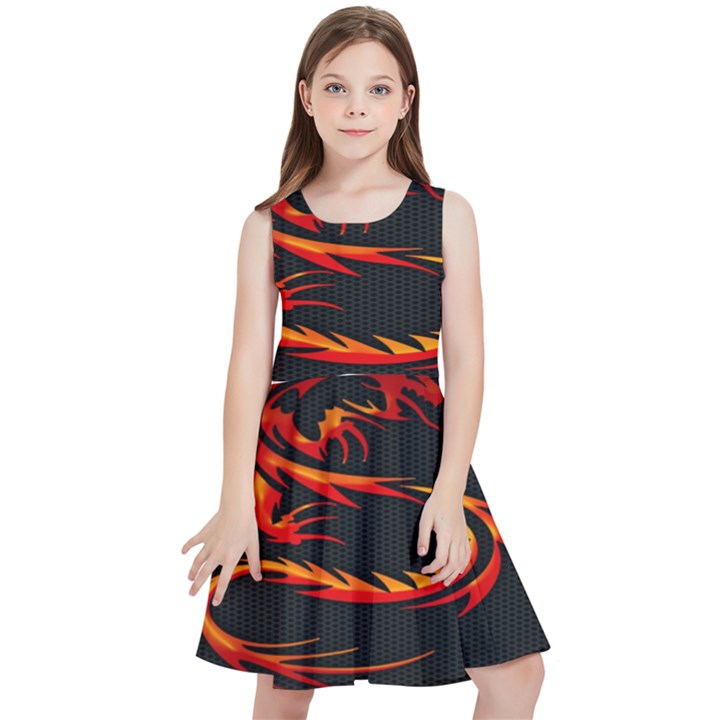 Dragon Kids  Skater Dress