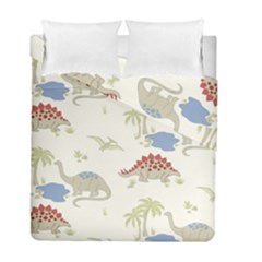 Dinosaur Art Pattern Duvet Cover Double Side (full/ Double Size) by Ket1n9