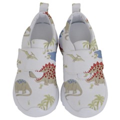 Dinosaur Art Pattern Kids  Velcro No Lace Shoes by Ket1n9