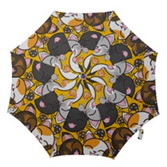 Cats Cute Kitty Kitties Kitten Hook Handle Umbrellas (large) by Ket1n9