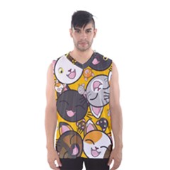 Cats Cute Kitty Kitties Kitten Men s Basketball Tank Top by Ket1n9