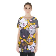 Cats Cute Kitty Kitties Kitten Skirt Hem Sports Top by Ket1n9