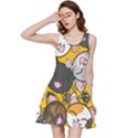 Cats Cute Kitty Kitties Kitten Inside Out Racerback Dress View3