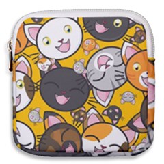 Cats Cute Kitty Kitties Kitten Mini Square Pouch by Ket1n9