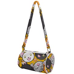 Cats Cute Kitty Kitties Kitten Mini Cylinder Bag by Ket1n9