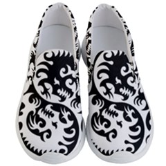 Ying Yang Tattoo Men s Lightweight Slip Ons by Ket1n9