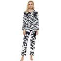 Ying Yang Tattoo Womens  Long Sleeve Velvet Pocket Pajamas Set View1