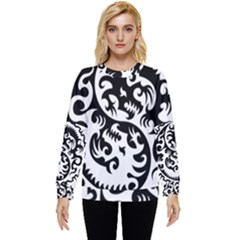 Ying Yang Tattoo Hidden Pocket Sweatshirt by Ket1n9