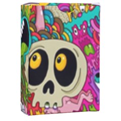 Crazy Illustrations & Funky Monster Pattern Playing Cards Single Design (rectangle) With Custom Box by Ket1n9