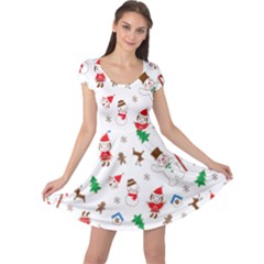 Christmas Cap Sleeve Dress