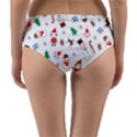 Christmas Reversible Mid-Waist Bikini Bottoms View2