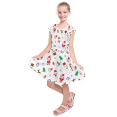 Christmas Kids  Short Sleeve Dress