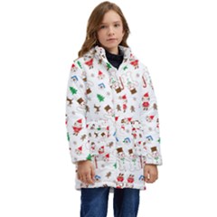 Christmas Kids  Hooded Longline Puffer Jacket