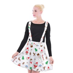 Christmas Suspender Skater Skirt