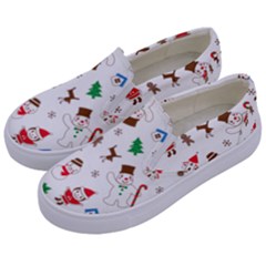 Christmas Kids  Canvas Slip Ons