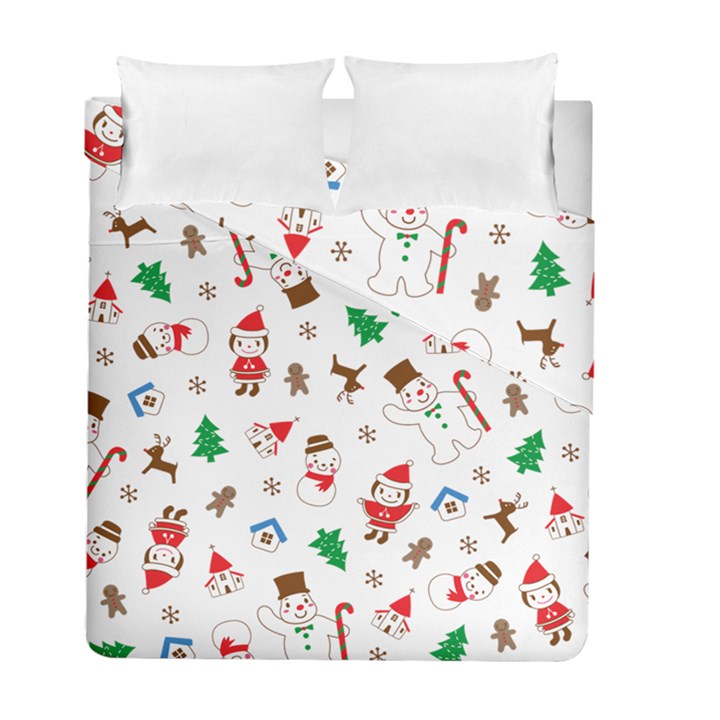 Christmas Duvet Cover Double Side (Full/ Double Size)