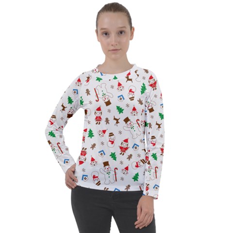 Christmas Women s Long Sleeve Raglan T-shirt by saad11