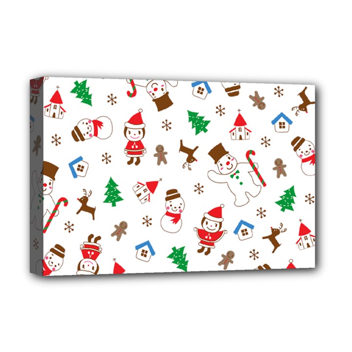 Christmas Deluxe Canvas 18  x 12  (Stretched)