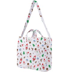 Christmas Square Shoulder Tote Bag by saad11