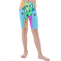 Cat Animals Cartoon Pattern Kids  Mid Length Swim Shorts View1