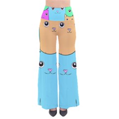 Cat Animals Cartoon Pattern So Vintage Palazzo Pants