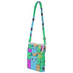 Cat Animals Cartoon Pattern Multi Function Travel Bag