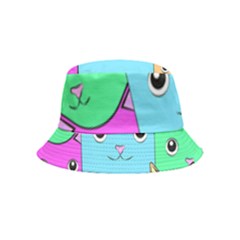 Cat Animals Cartoon Pattern Bucket Hat (kids)