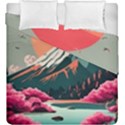 Mountain Landscape Sky Fuji Nature Duvet Cover Double Side (King Size) View2