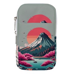 Mountain Landscape Sky Fuji Nature Waist Pouch (large) by Cendanart