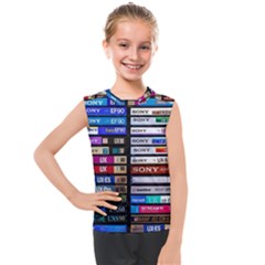 Vintage Cassette Music Old Record Retro Tape Kids  Mesh Tank Top