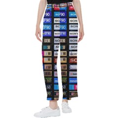 Vintage Cassette Music Old Record Retro Tape Women s Pants  by Cendanart