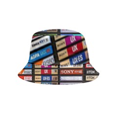 Vintage Cassette Music Old Record Retro Tape Inside Out Bucket Hat (kids)