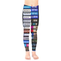 Vintage Cassette Music Old Record Retro Tape Kids  Classic Winter Leggings