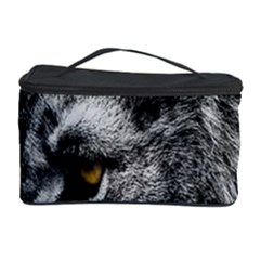 Angry Male Lion Roar Wild Animal Cosmetic Storage Case by Cendanart