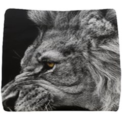 Angry Male Lion Roar Wild Animal Seat Cushion