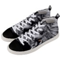 Angry Male Lion Roar Wild Animal Men s Mid-Top Canvas Sneakers View2