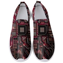 Chip Retro Technology Men s Slip On Sneakers by Cendanart