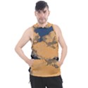 Wave Aesthetic Ocean Retro Sea Vintage Men s Sleeveless Hoodie View1