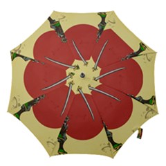 Meme Samurai Artwork Japaneses Hook Handle Umbrellas (medium) by Cendanart