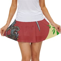 Meme Samurai Artwork Japaneses Women s Skort by Cendanart